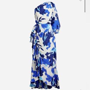 NWT J. Crew Collection Floral One-Shoulder Dress